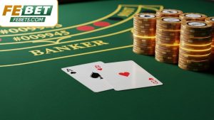 Trải nghiệm bàn chơi Baccarat đẳng cấp quốc tế tại Febet với tỷ lệ trả thưởng cạnh tranh nhất thị trường.