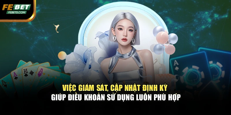 Việc giám sát, cập nhật định kỳ giúp điều khoản sử dụng luôn phù hợp
